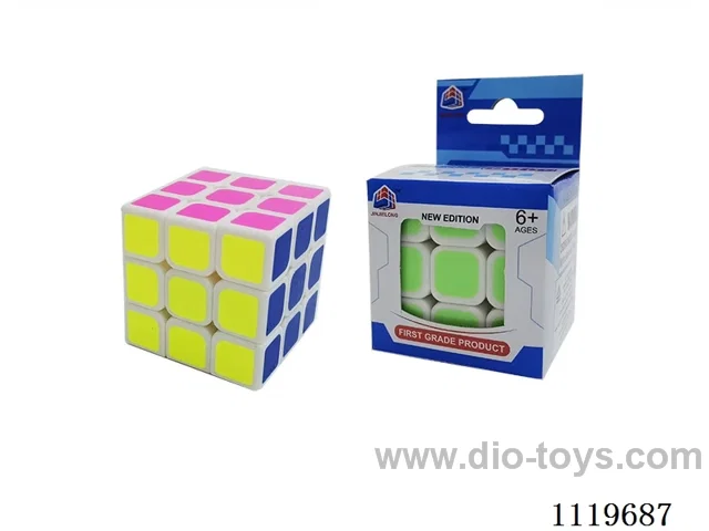5.7 Fluorescent third order Rubik's Cube