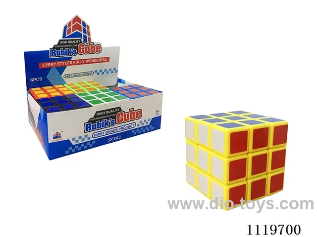Six colors and three levels Rubik's Cube