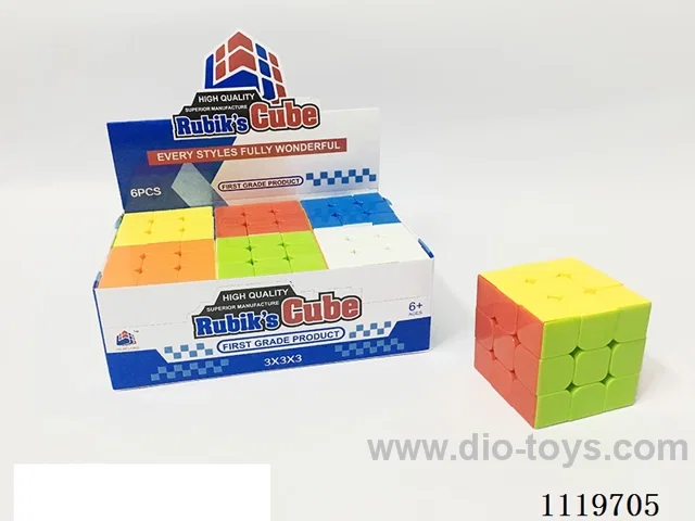 5.7CM solid color third order Rubik's Cube
