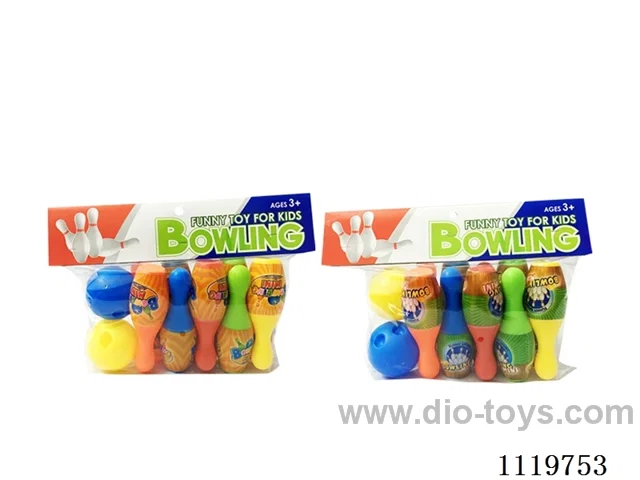 2 types of bowling ball mixed