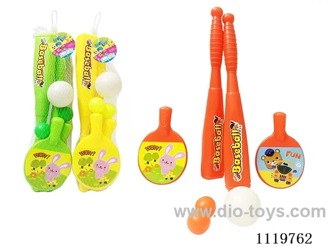 Table tennis bat and baseball bat