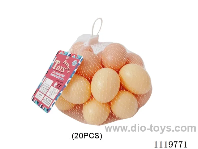 20 simulated eggs