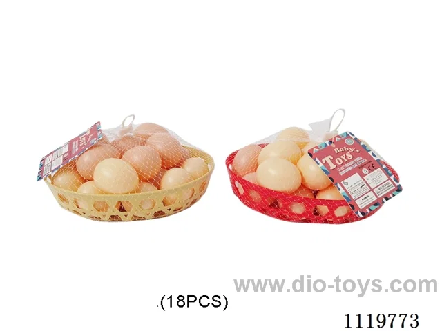 Artificial egg 18 PCS (with tray)