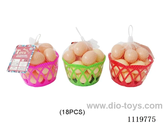 Artificial egg 18 PCS (with basket)