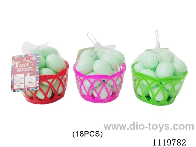 Simulated duck egg 18 PCS (with basket)