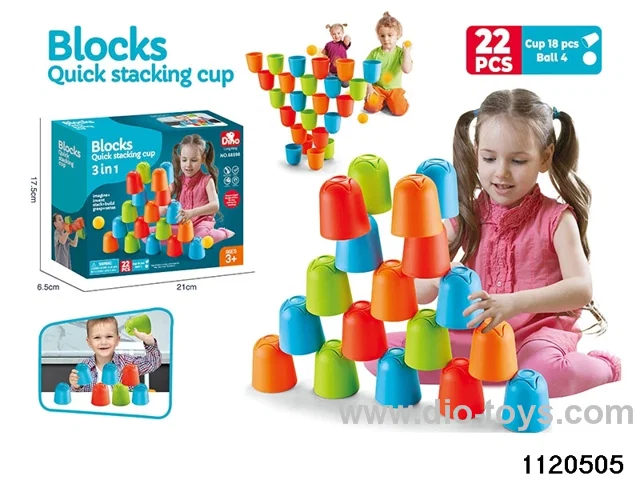 building blocks stacking cup