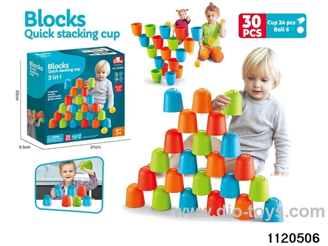 building blocks stacking cup