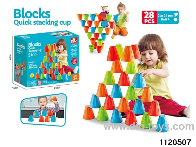 building blocks stacking cup