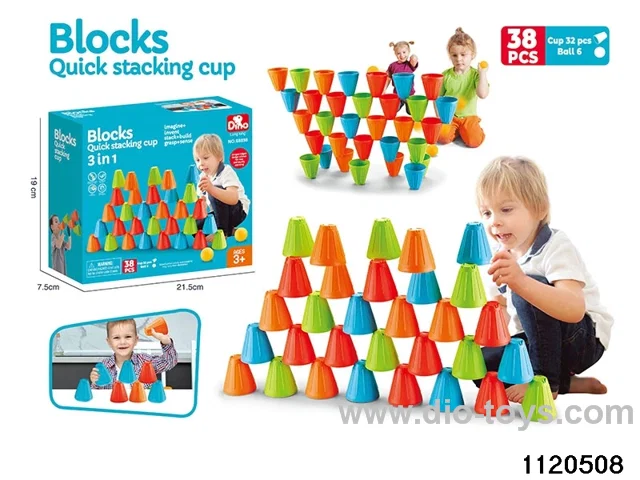 building blocks stacking cup
