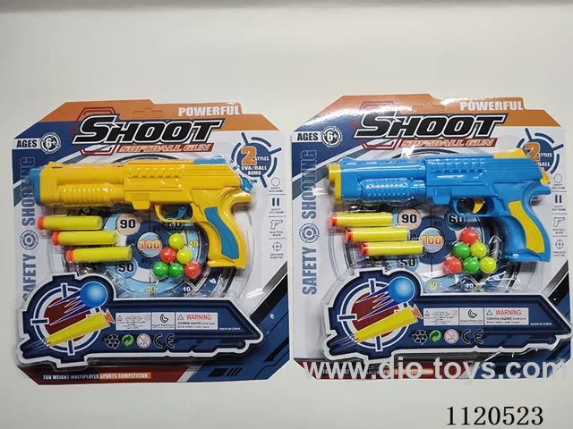 Two-color mixed EVA table tennis gun