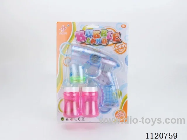 bubble gun toys with light/music