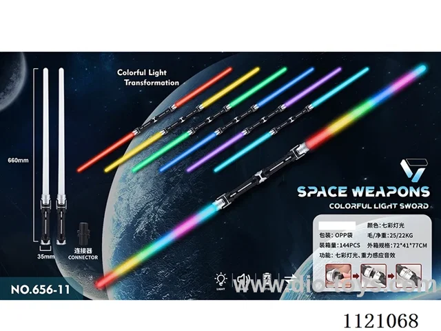 Glowing sword toy