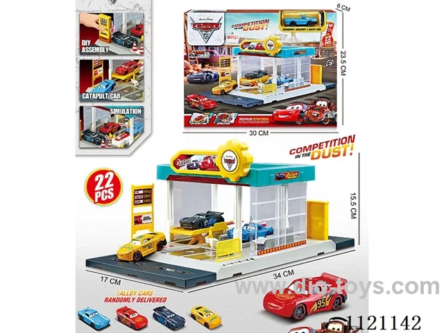 Maintenance station with 1 alloy car (parking lot)