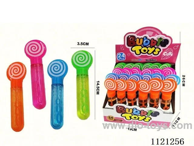 3.5cm lollipop Bubble Water four-color 12pcs/box
