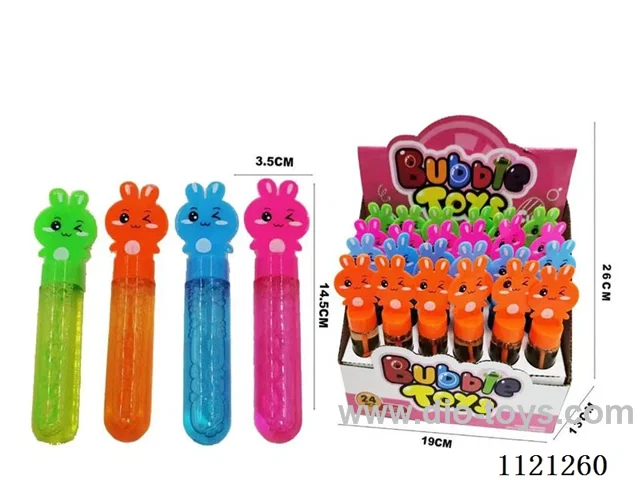 3.5cm Rabbit Bubble water four-color 12pcs/box