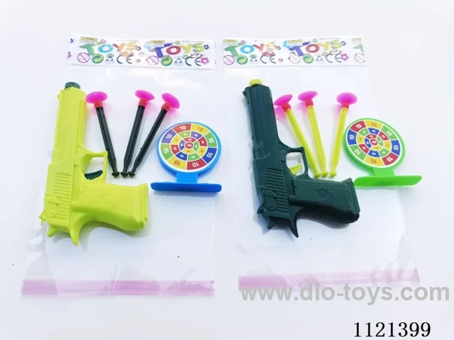 Gun with soft bullets