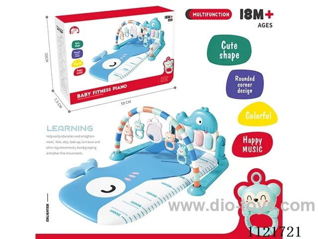 Spray Whale pedal piano blue blanket size