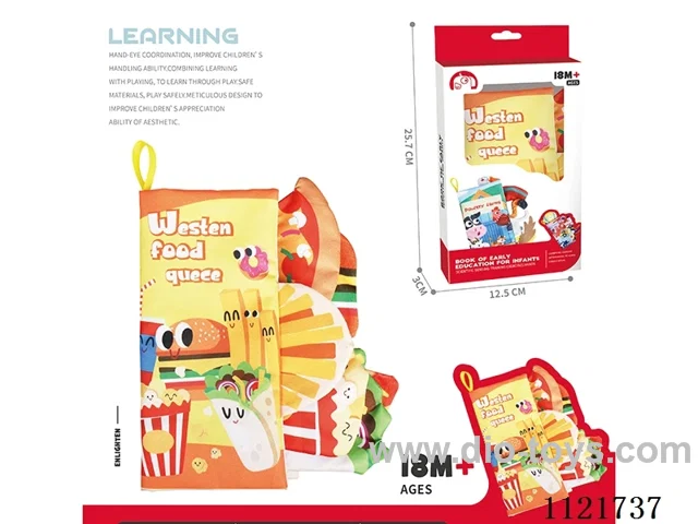 Cloth book western fast food