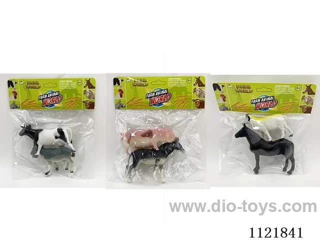 6 "2PCS Wild animals (hollow)