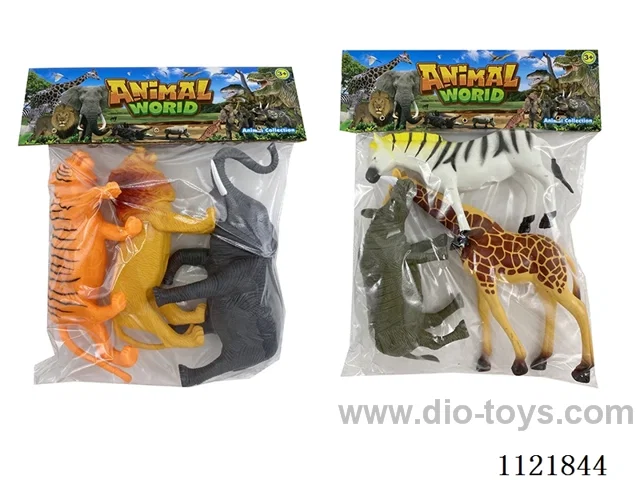 8 "3PCS Wild animals (hollow)