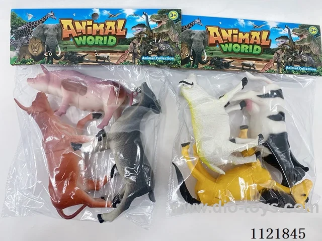 8 "3PCS farm animals (hollow)
