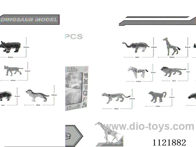 72PCS 2-inch wild individual bag display box