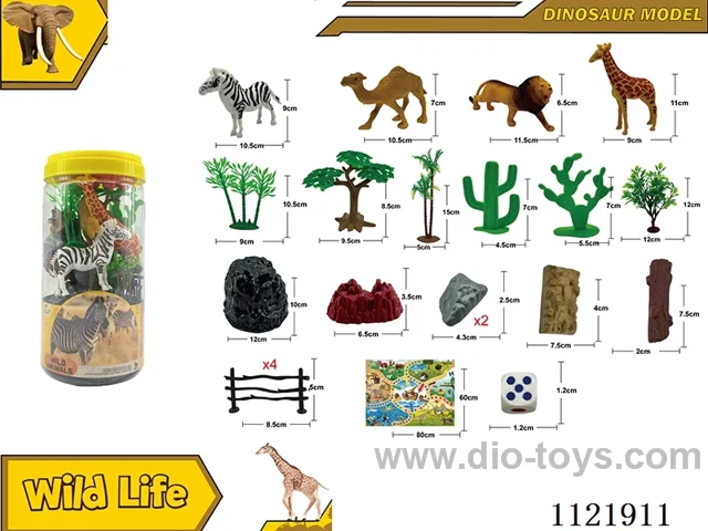 22PCS wildlife set