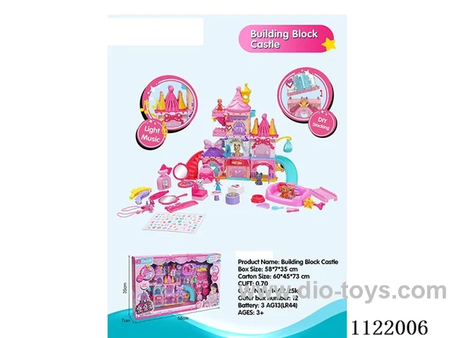 Building block castle