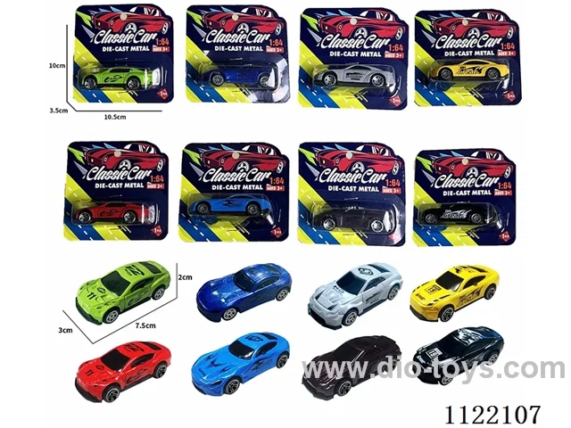 1:64 alloy car 1PCS (Pull-back)