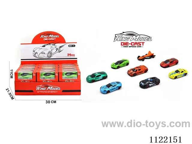 1:68 sliding alloy car (24 boxes)