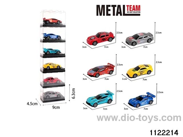 1:64 Alloy pull back car