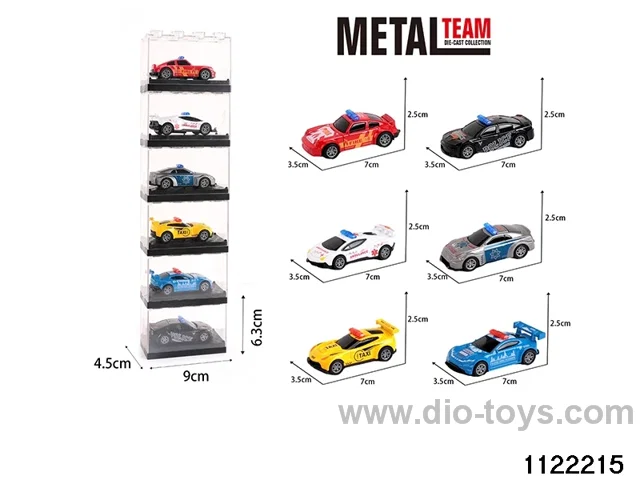 1:64 Alloy pull back car