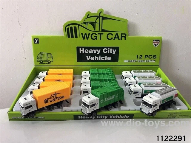 1:64 Alloy pull back car