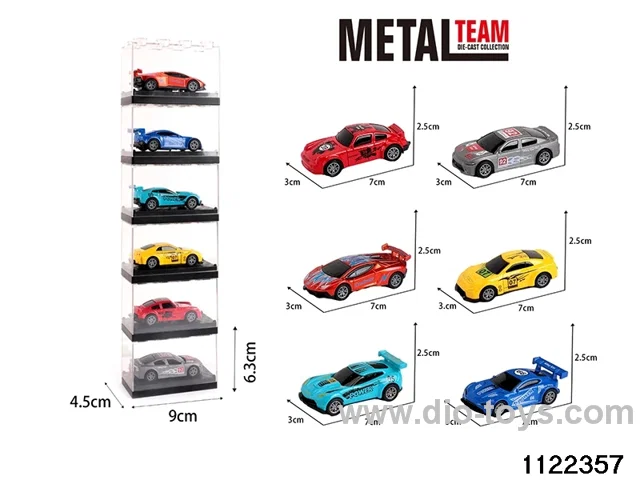 1:64 Alloy pull back car