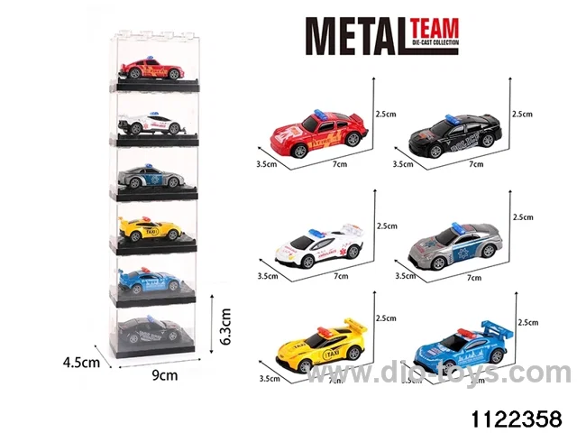 1:64 Alloy pull back car