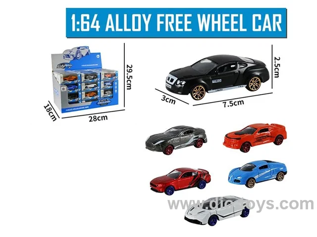 1:64 sliding alloy car