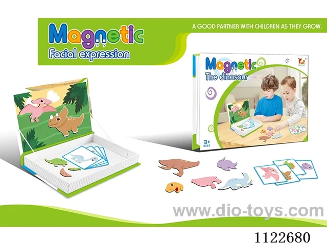 Magnetic Puzzle Assembly (Dinosaur World)