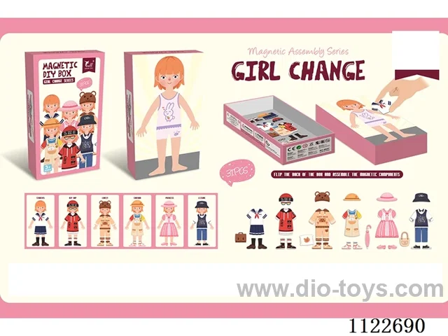Magnetic Costume Character Dress Up (Girl)