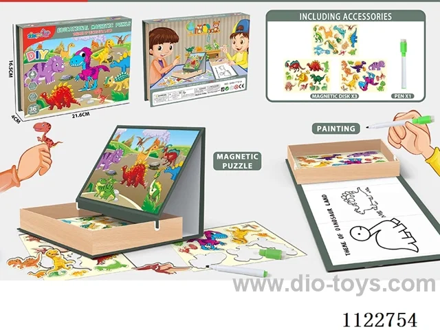 Puzzle Magnetic Puzzle (Dinosaur Paradise)