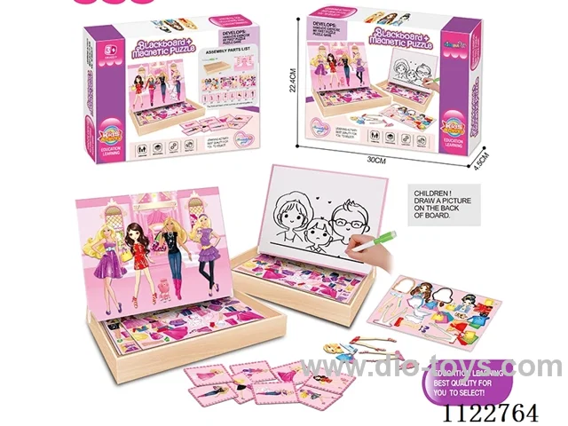 Puzzle Magnetic diy Puzzle (Beautiful Girl theme)