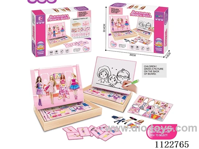 Puzzle Magnetic diy Puzzle (Fashion Girl theme)