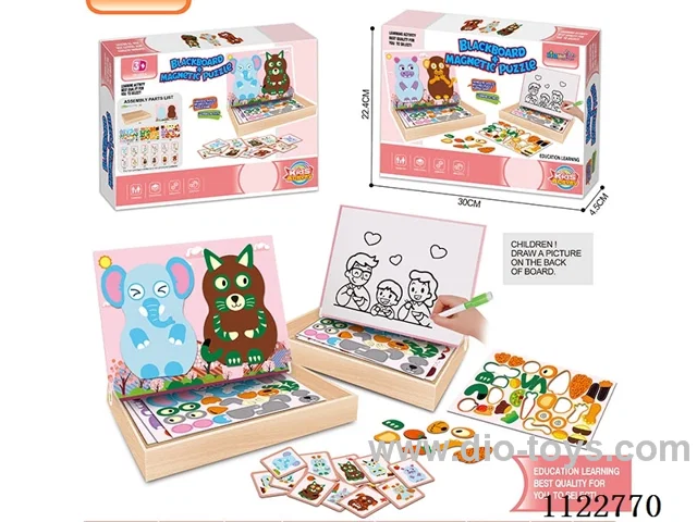 Puzzle Magnetic diy Puzzle (Animal drag theme)