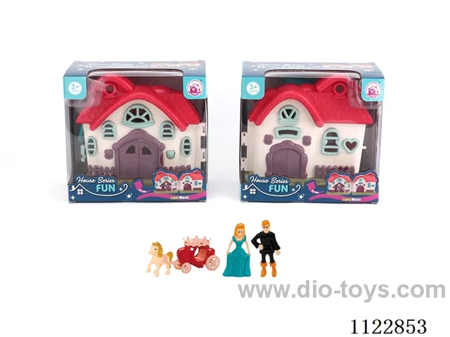 Unilateral Villa (no function, two mixed)+ Princess/Prince/carriage/furniture