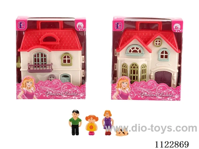 Single side Mini Villa + Characters + Furniture (2 mixed)