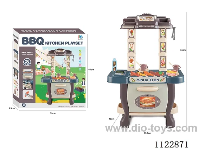 Outdoor barbecue (with lighting and music) 2*AA not included