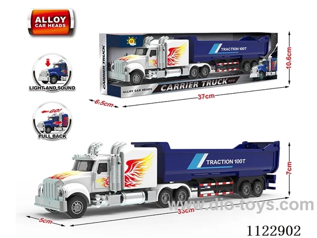 Acousto-optic alloy pull-back truck