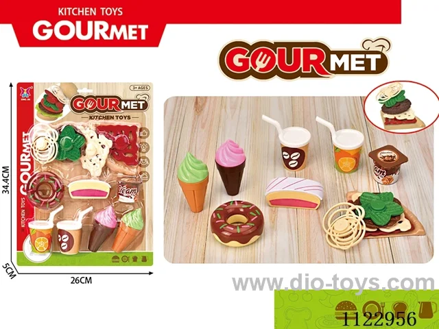 Pizza and dessert combination