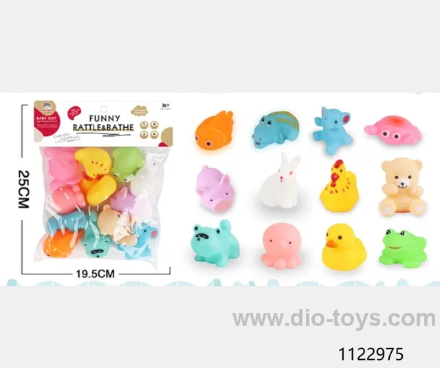 12pcs rubble animals