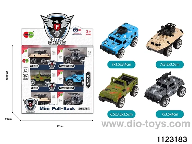 24pcs Alloy Pull Back Car