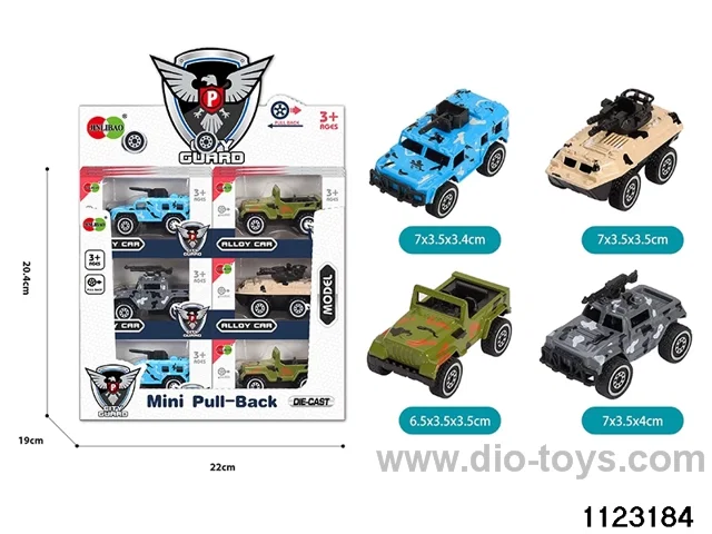 24pcs Alloy Sliding Car